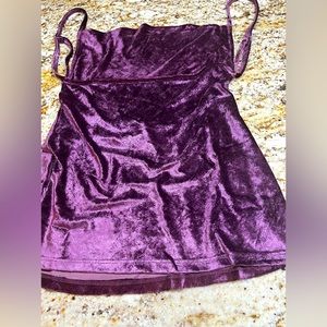 Free people velour cami nwt